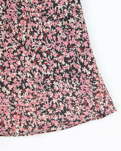 Vintage 90s No Appt Necessary Floral Skirt - S