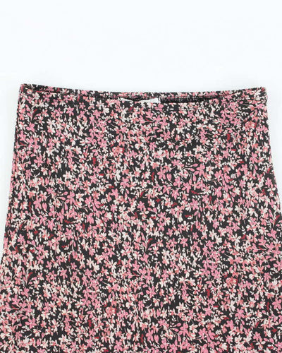 Vintage 90s No Appt Necessary Floral Skirt - S