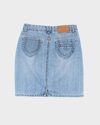 Vintage Y2k 00s Guess Denim Skirt - XS