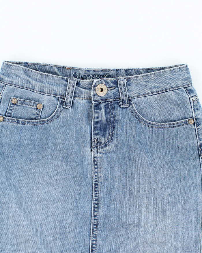Vintage Y2k 00s Guess Denim Skirt - XS