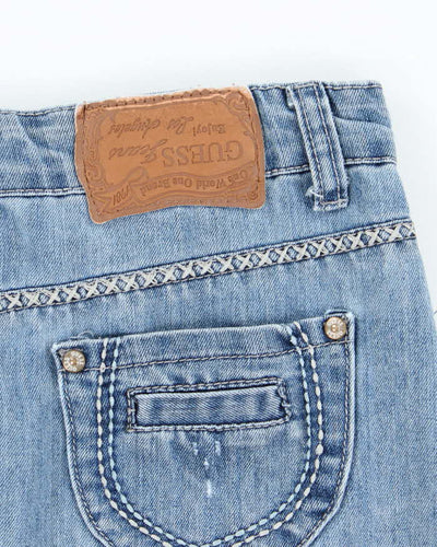 Vintage Y2k 00s Guess Denim Skirt - XS