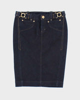 Vintage Y2k 00s Armani Exchange Denim Skirt - XS