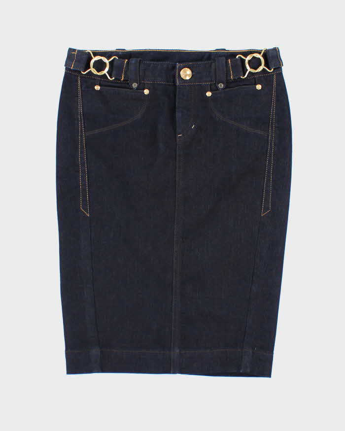 Vintage Y2k 00s Armani Exchange Denim Skirt - XS