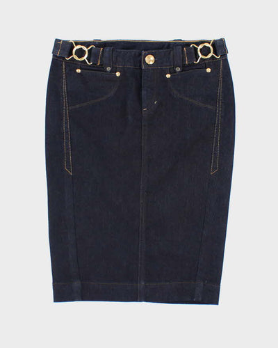 Vintage Y2k 00s Armani Exchange Denim Skirt - XS