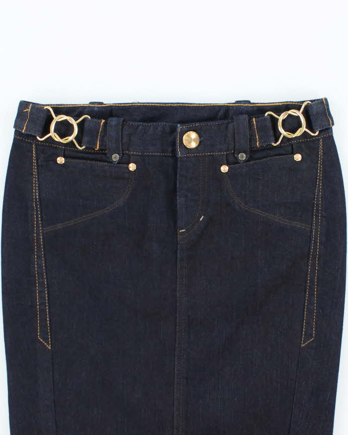 Vintage Y2k 00s Armani Exchange Denim Skirt - XS