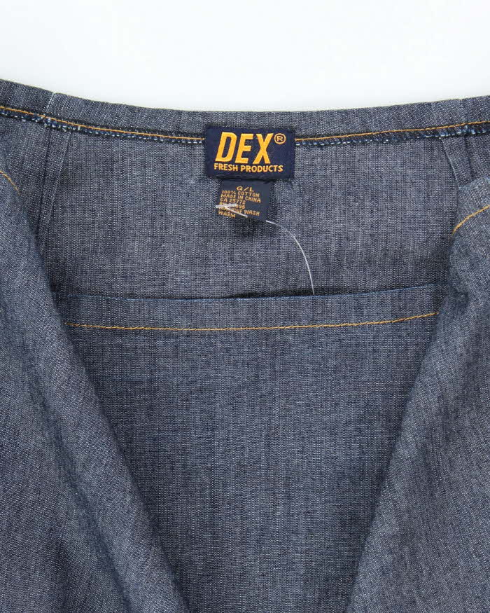 Vintage Y2k 00s Dex Lightweight Denim Maxi Skirt - S