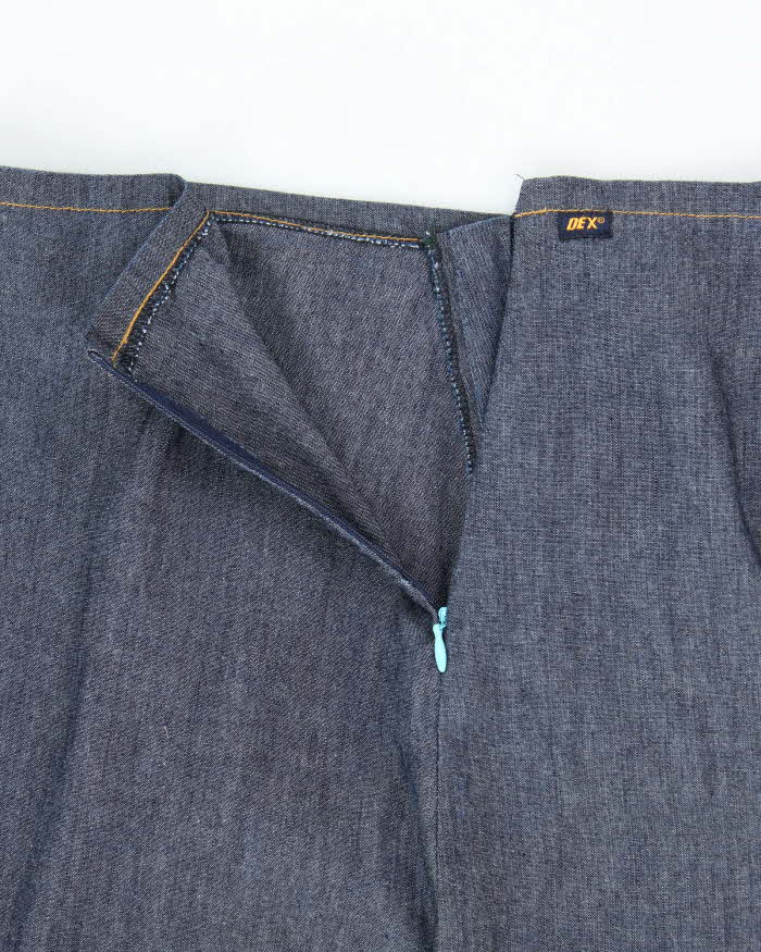 Vintage Y2k 00s Dex Lightweight Denim Maxi Skirt - S