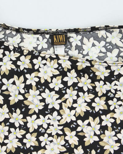 Vintage 90s Kiwi Collection Floral Skirt - S