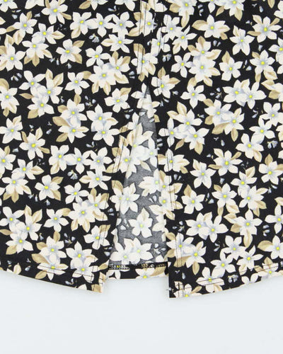 Vintage 90s Kiwi Collection Floral Skirt - S