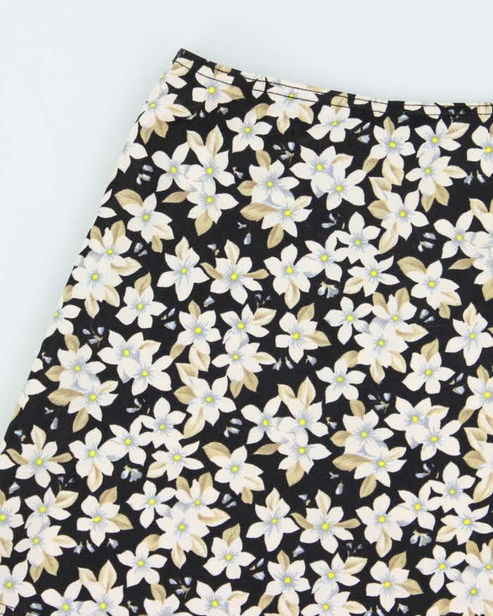 Vintage 90s Kiwi Collection Floral Skirt - S