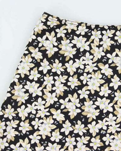Vintage 90s Kiwi Collection Floral Skirt - S