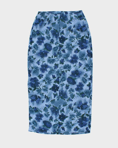 Vintage 90s Pariscope Floral Skirt - XS
