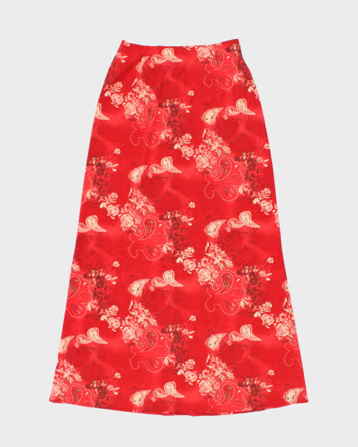 Vintage 90s MM Style Paisley Pattern Skirt - XS