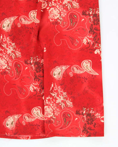 Vintage 90s MM Style Paisley Pattern Skirt - XS