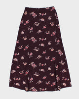 Vintage 90s Jessica Floral Maxi Skirt - XS