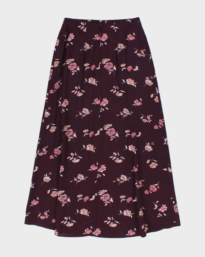Vintage 90s Jessica Floral Maxi Skirt - XS