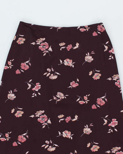 Vintage 90s Jessica Floral Maxi Skirt - XS