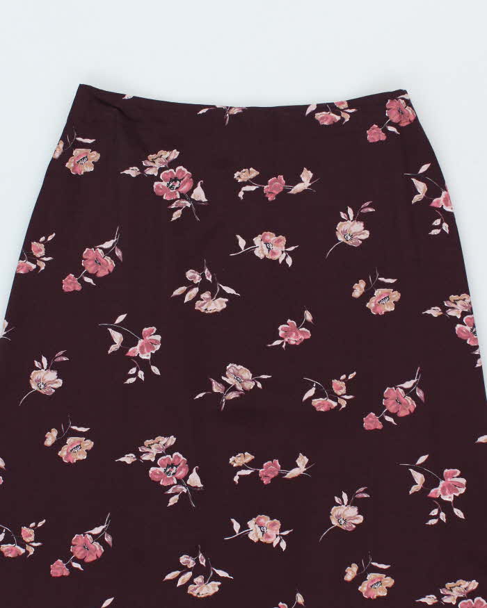 Vintage 90s Jessica Floral Maxi Skirt - XS