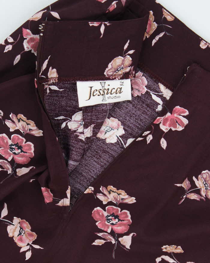 Vintage 90s Jessica Floral Maxi Skirt - XS