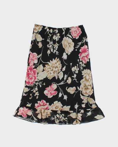 Vintage 90s Monte Floral Skirt - M