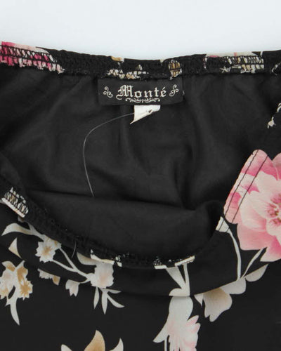 Vintage 90s Monte Floral Skirt - M