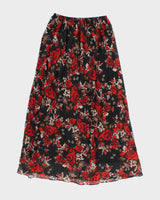 Vintage 90s Top Choice Floral Skirt - O/S