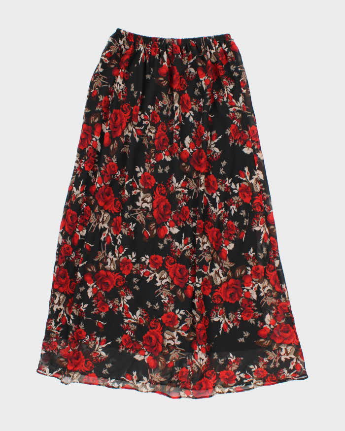 Vintage 90s Top Choice Floral Skirt - O/S
