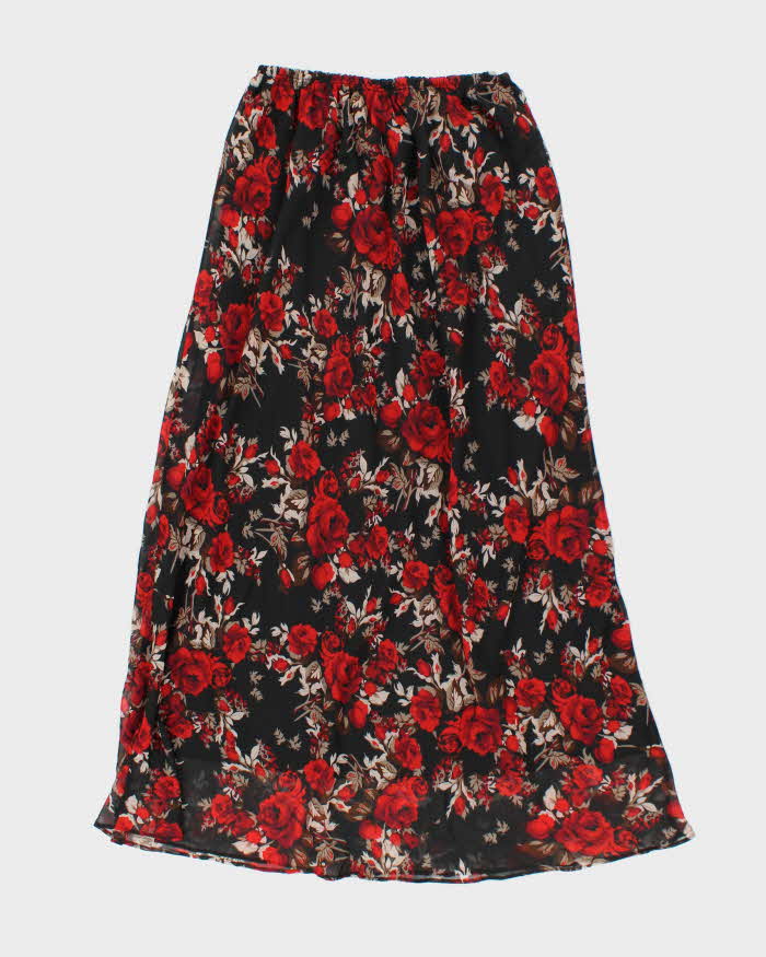 Vintage 90s Top Choice Floral Skirt - O/S