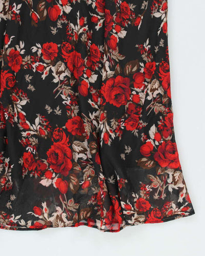 Vintage 90s Top Choice Floral Skirt - O/S