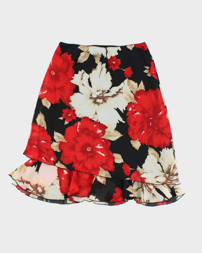 Vintage 90s Cleo Floral Skirt - M