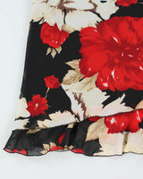 Vintage 90s Cleo Floral Skirt - M