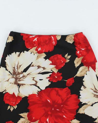 Vintage 90s Cleo Floral Skirt - M