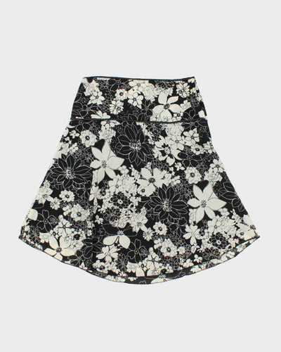 Vintage 00s Lapis Floral Skirt - S