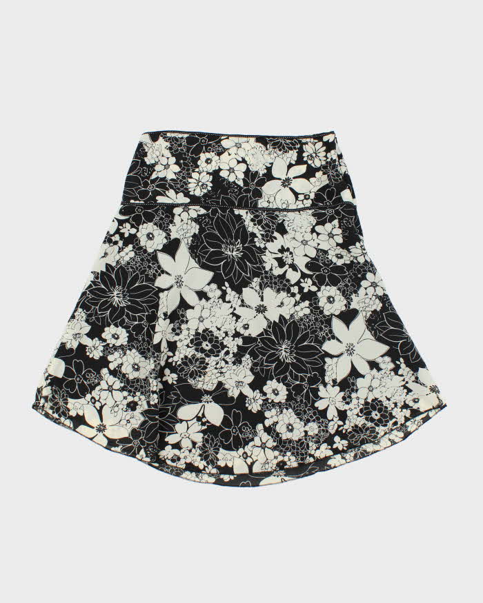 Vintage 00s Lapis Floral Skirt - S