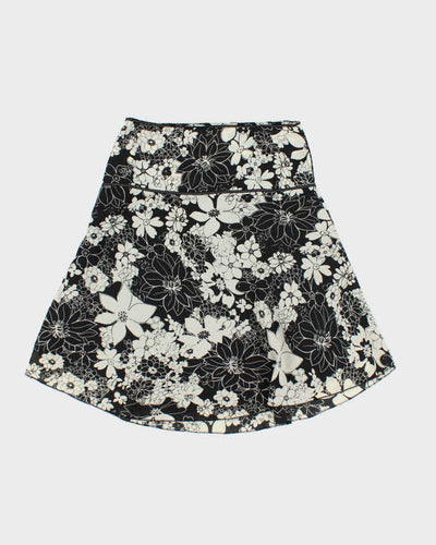 Vintage 00s Lapis Floral Skirt - S