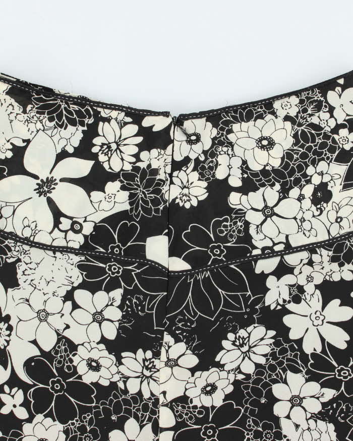 Vintage 00s Lapis Floral Skirt - S
