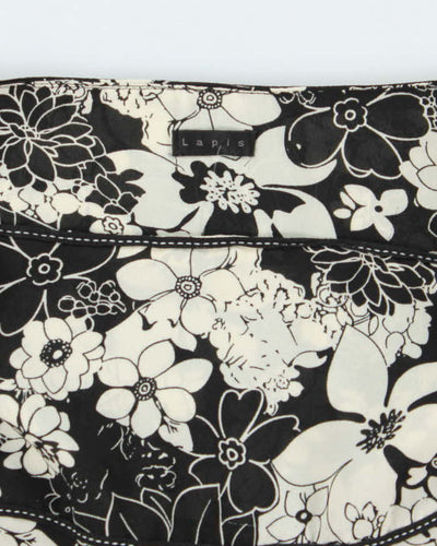 Vintage 00s Lapis Floral Skirt - S