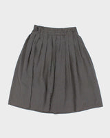 Vintage Polka Dot Pleated Skirt - M