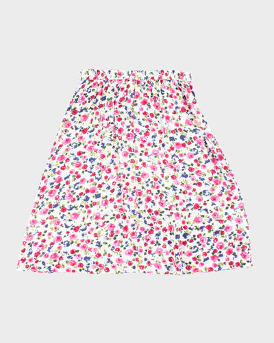 Vintage Woolrich Floral Button-Up Skirt - S