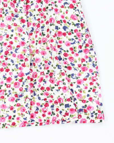 Vintage Woolrich Floral Button-Up Skirt - S