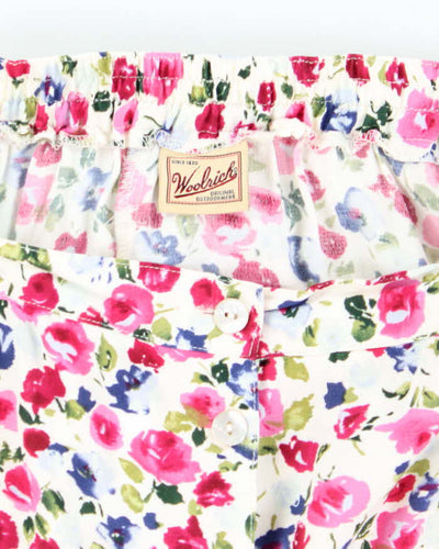 Vintage Woolrich Floral Button-Up Skirt - S