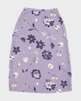 Vintage 90s Evidence Floral Skirt - XS