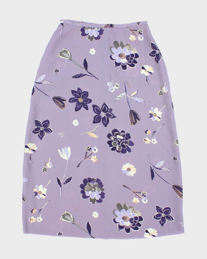 Vintage 90s Evidence Floral Skirt - XS