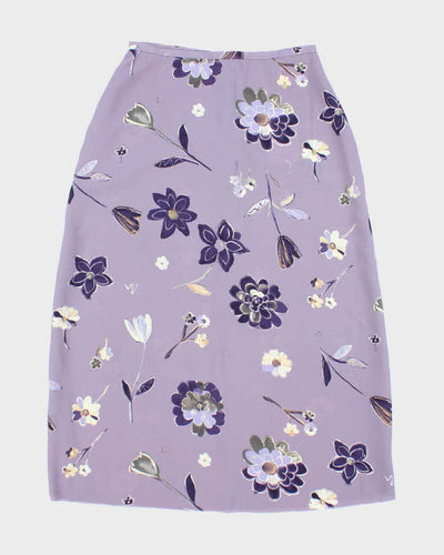Vintage 90s Evidence Floral Skirt - XS