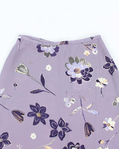 Vintage 90s Evidence Floral Skirt - XS