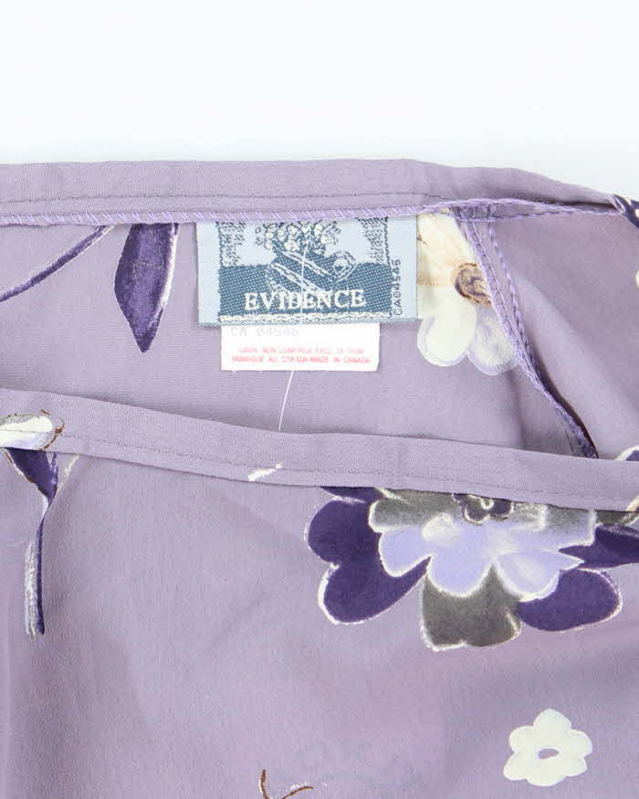 Vintage 90s Evidence Floral Skirt - XS
