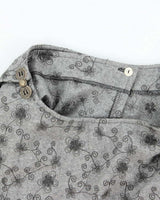 Vintage Asymmetric Wrap Wool Blend Skirt - S
