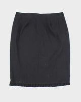 Vintage 90s Classique Collection Frilly Hem Suit Skirt - XS