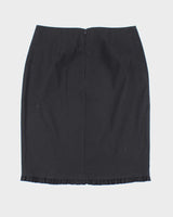Vintage 90s Classique Collection Frilly Hem Suit Skirt - XS