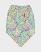 Vintage 90s Le Chateau Triangle hem Paisley Pattern Skirt - M